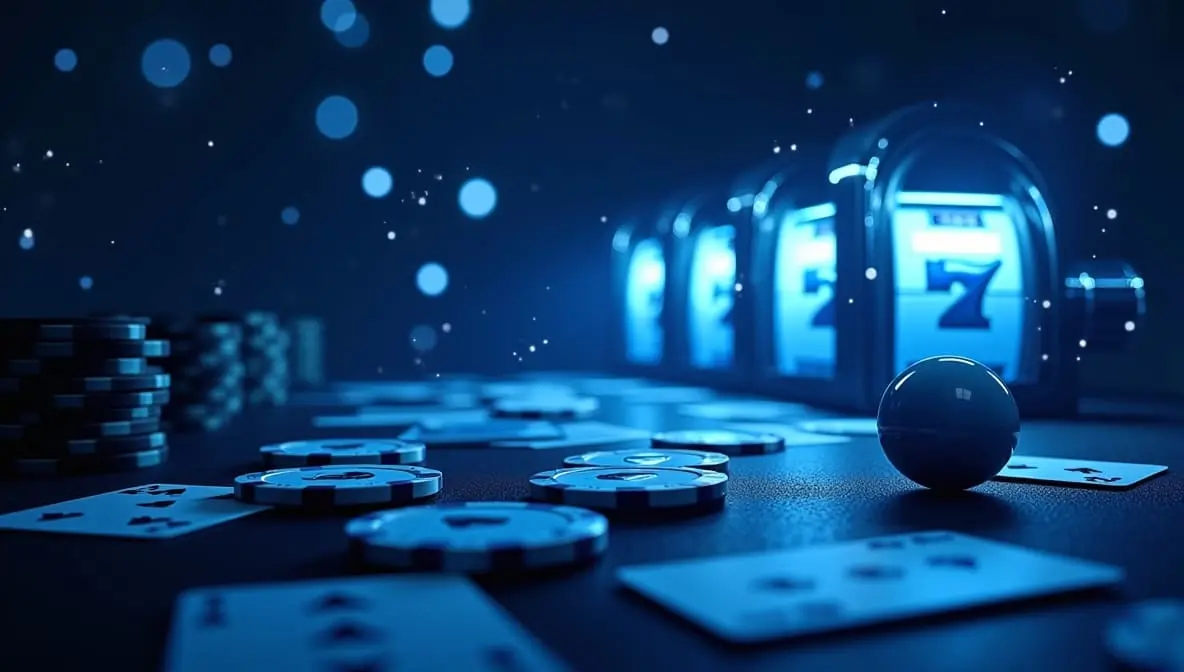 Dynamic casino artwork background